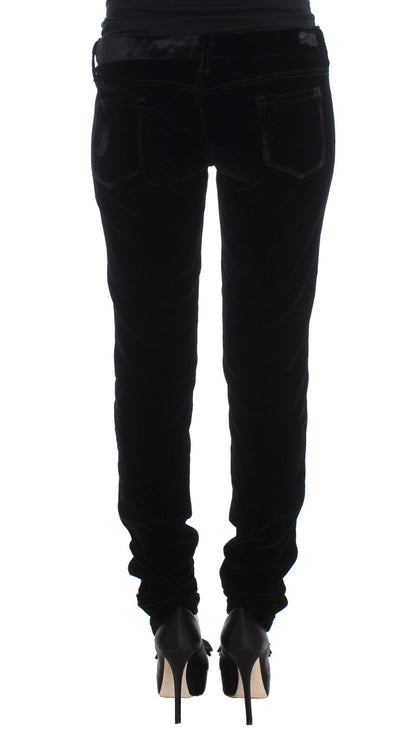  - Elegant Black Slim Fit Trousers