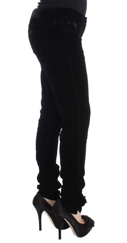  - Elegant Black Slim Fit Trousers