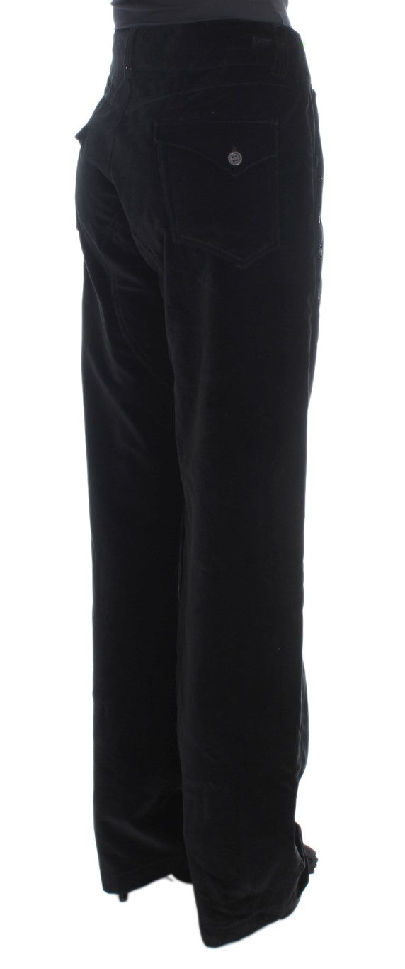  - Chic Black Straight Fit Cotton Jeans