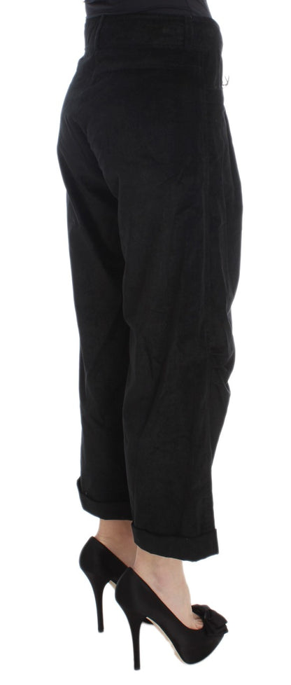  - Chic Black Wide Leg Cotton Jeans