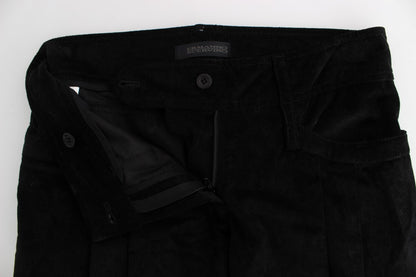  - Chic Black Wide Leg Cotton Jeans