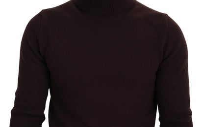  - Elegant Turtleneck Wool Pullover Sweater