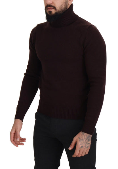  - Elegant Turtleneck Wool Pullover Sweater