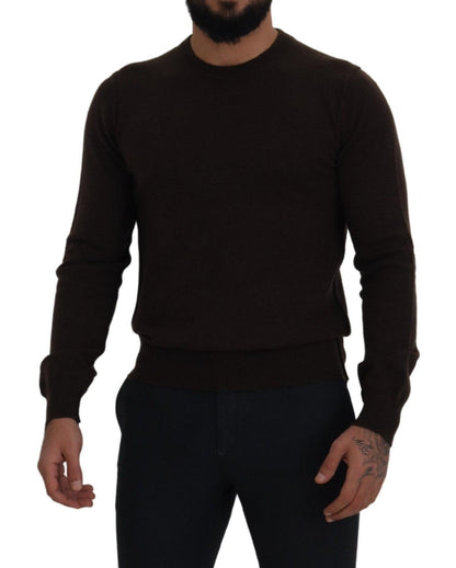  - Elegant Cashmere Crew Neck Sweater