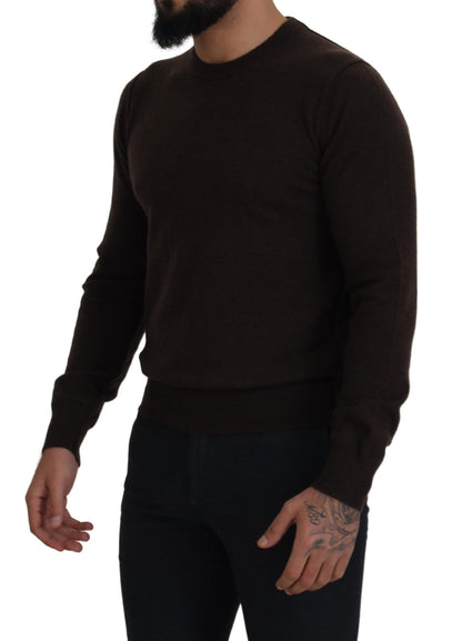  - Elegant Cashmere Crew Neck Sweater