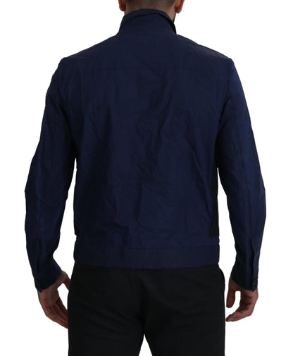  - Svelte Dark Blue Cotton Shirt