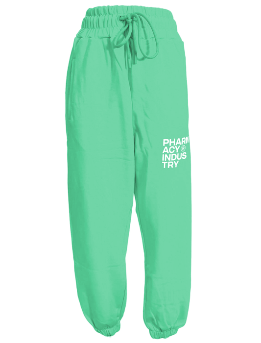  - Chic Drawstring Sweatpants in Lush Green