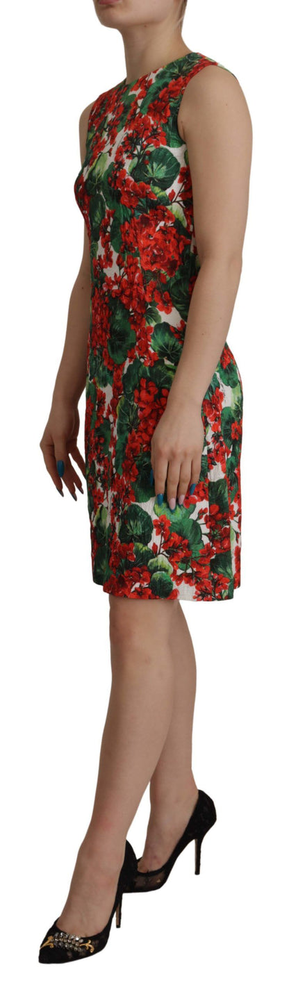  - Multicolor Floral A-Line Dress