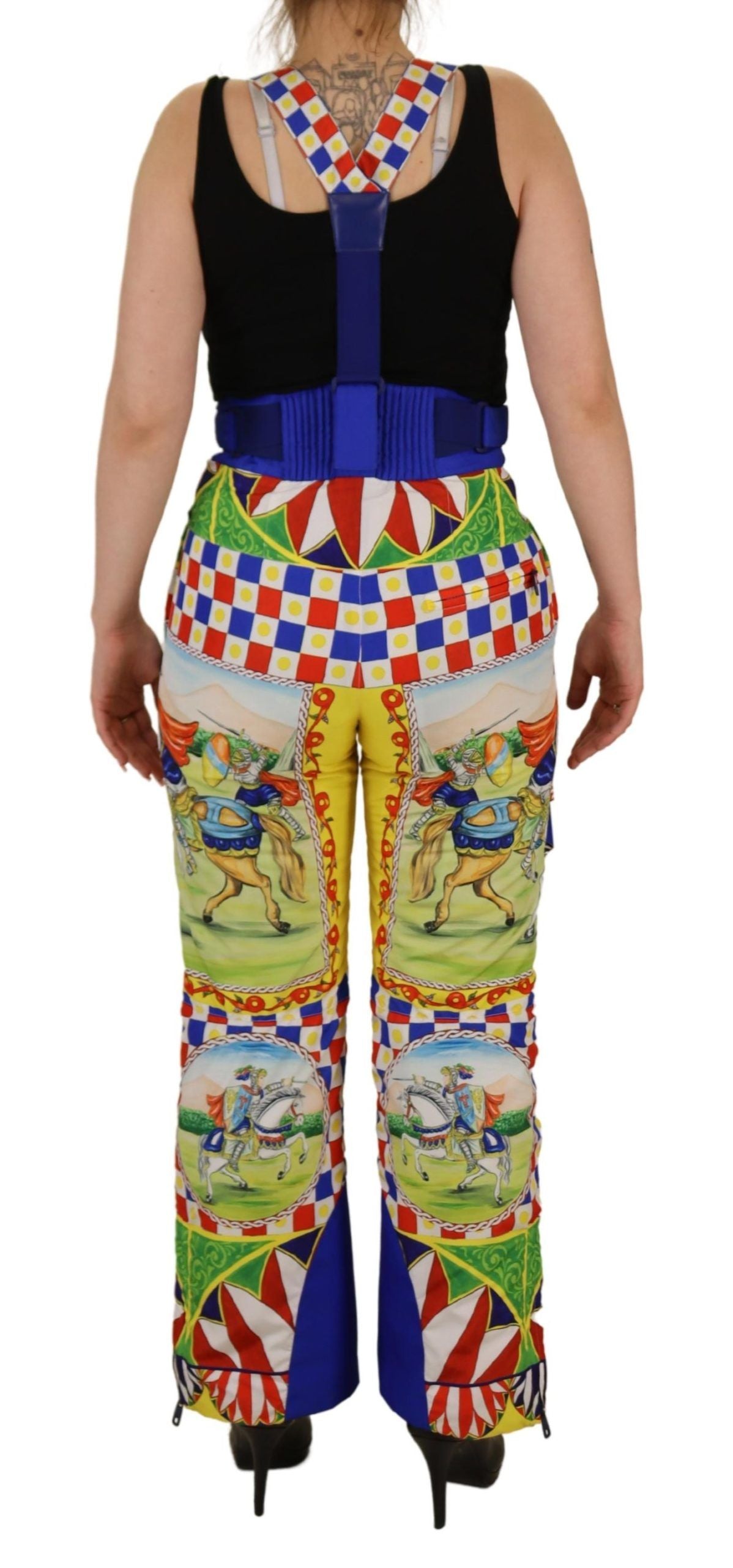  - Multicolor High Waist Snow Pants