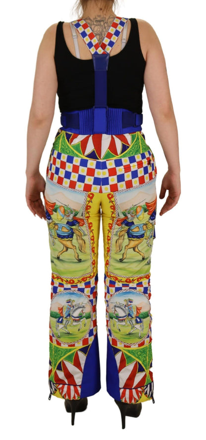  - Multicolor High Waist Snow Pants