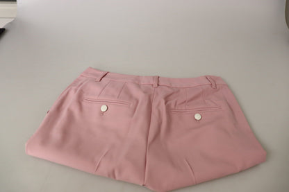  - Chic MidWaist Virgin Wool Pink Pants