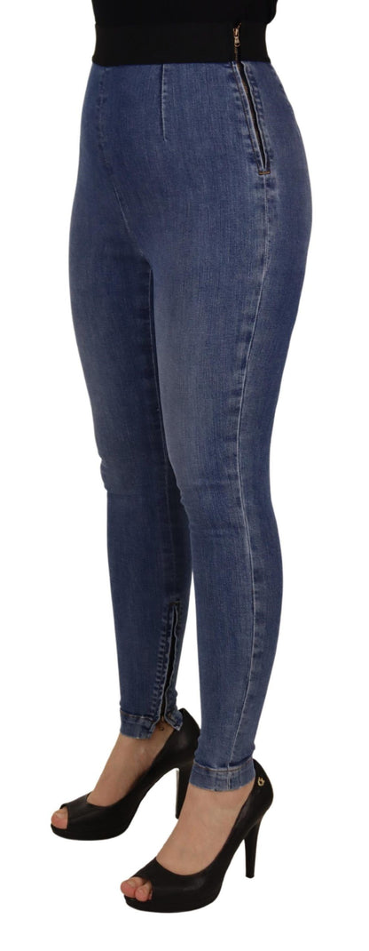  - Blue High Waist Stretchable Skinny Pants Jeans