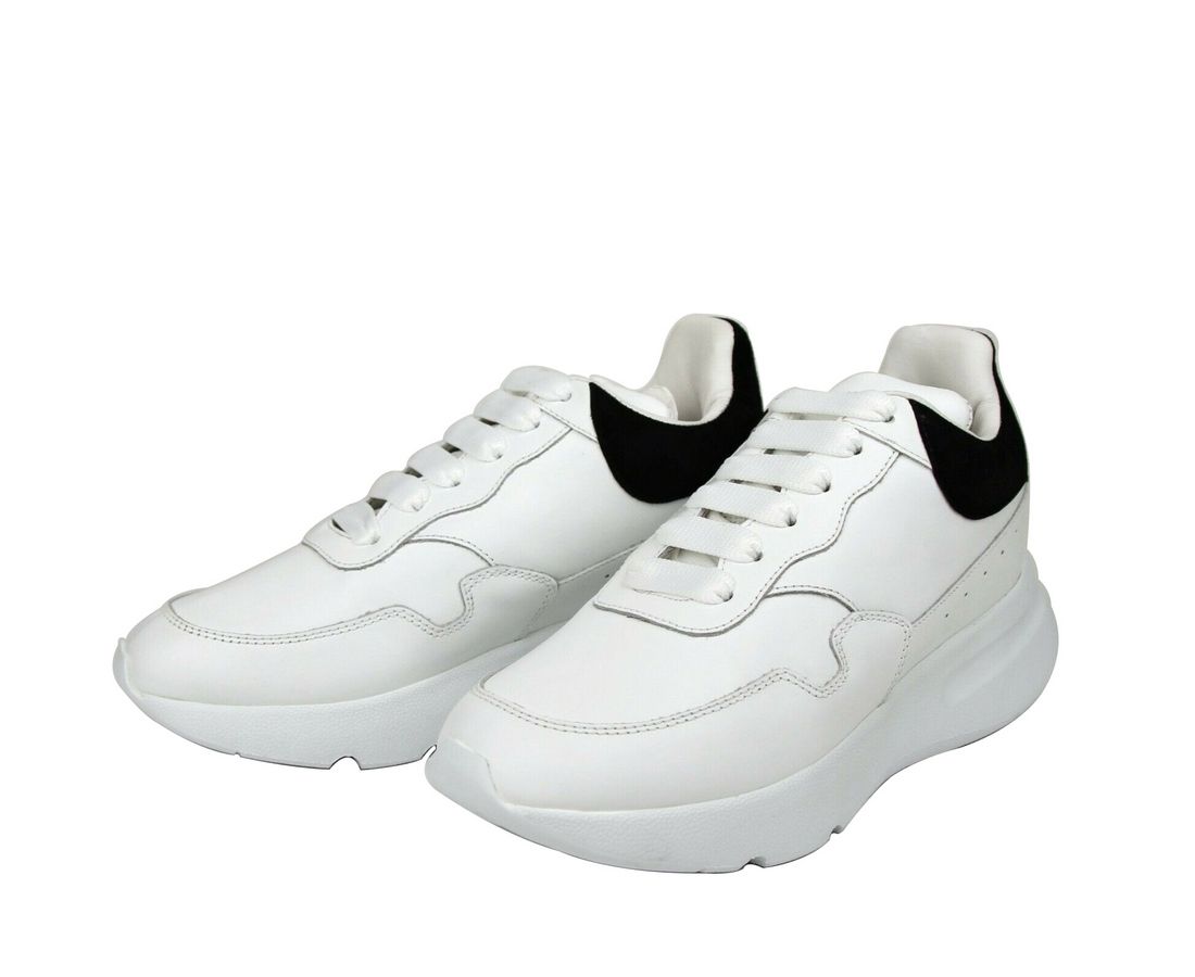 Women White Leather Suede Sneaker