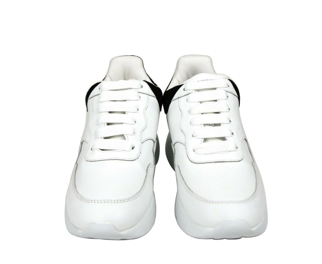 Women White Leather Suede Sneaker