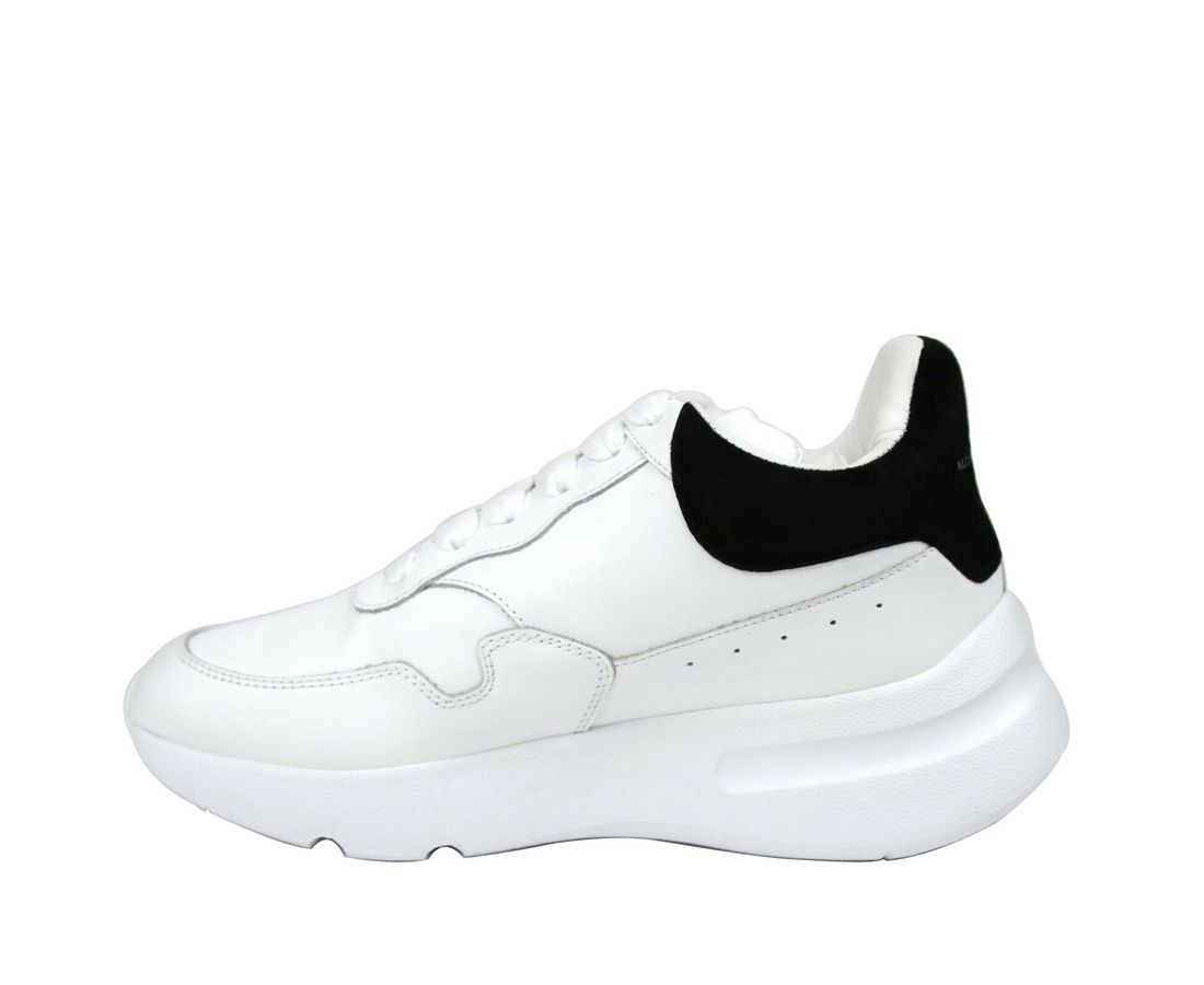  - Women White Leather Suede Sneaker