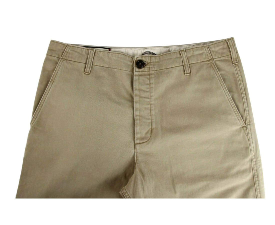  - Light Brown Washed Cotton Pant Gucci Print