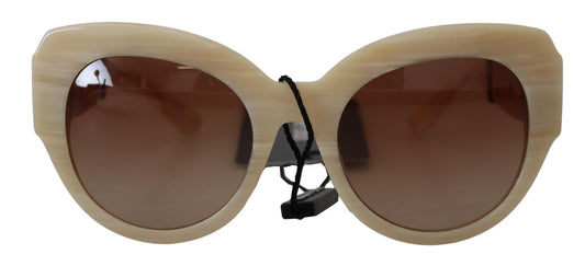  - Beige Chic Acetate Women's Sunglasses