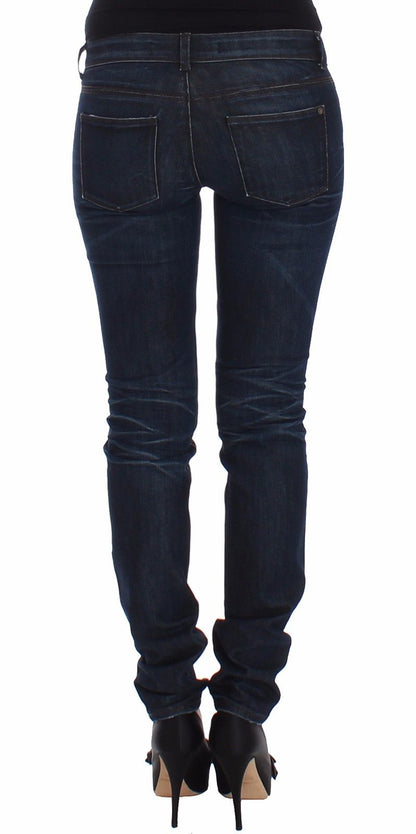  - Ermanno Scervino Chic Dark Blue Skinny Jeans