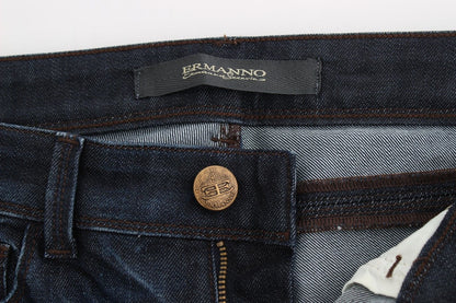  - Ermanno Scervino Chic Dark Blue Skinny Jeans