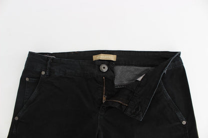  - Sleek Black Slim Leg Designer Jeans