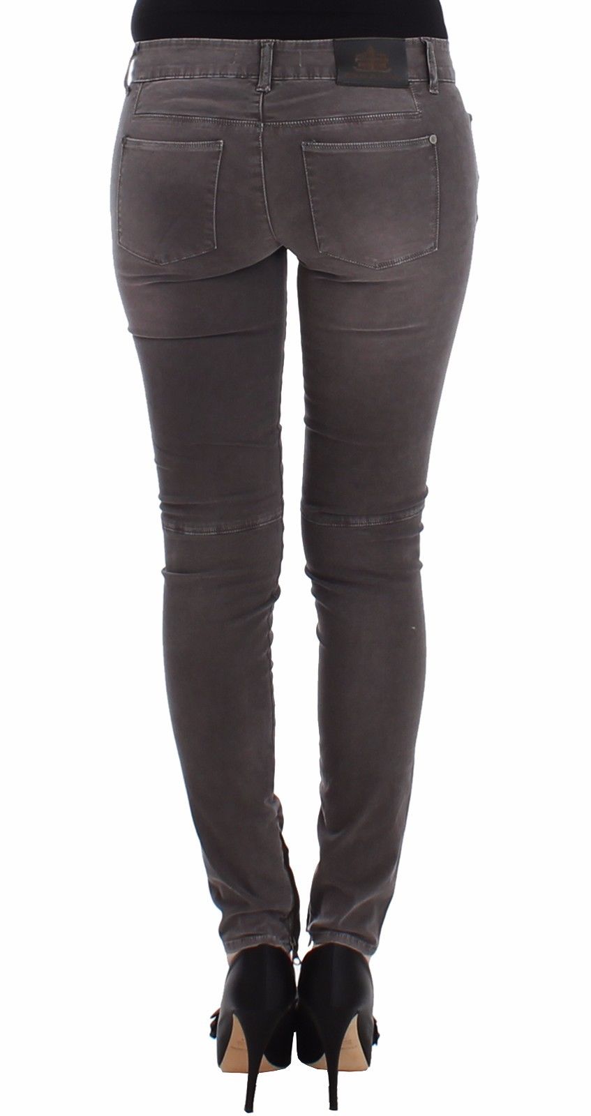  - Chic Gray Slim Leg Jeans - Elegance Meets Comfort