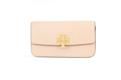  - Britten Small Meadowsweet Leather Chain Wallet Crossbody Bag