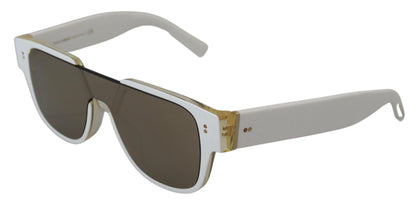  - Elegant White Acetate Sunglasses for Women