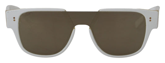  - Elegant White Acetate Sunglasses for Women