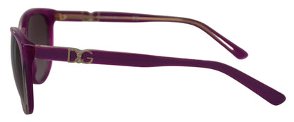  - Chic Purple Acetate Round Sunglasses