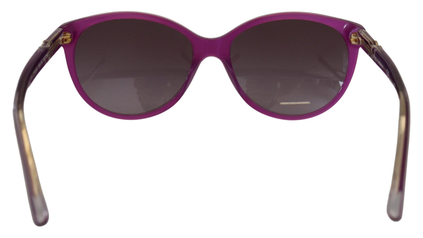  - Chic Purple Acetate Round Sunglasses