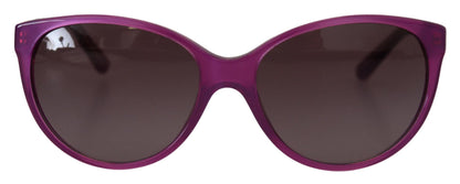  - Chic Purple Acetate Round Sunglasses