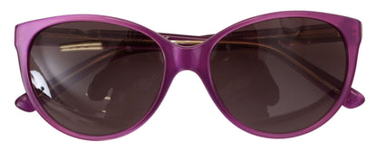  - Chic Purple Acetate Round Sunglasses