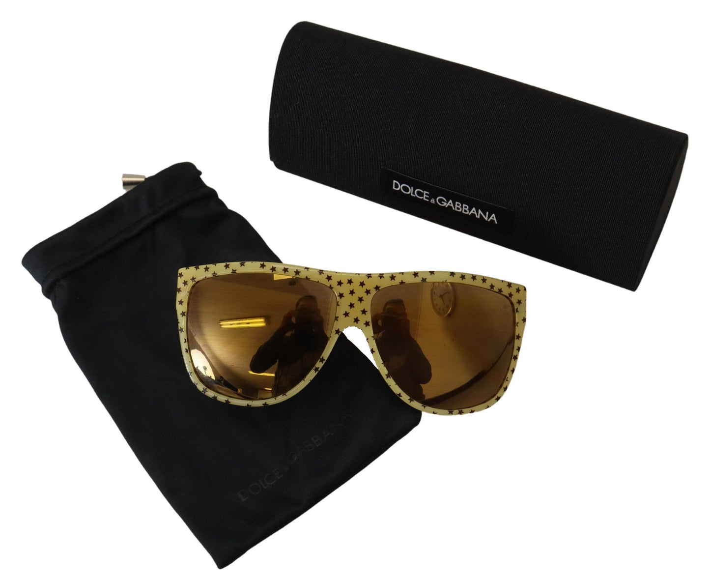  - Stellar Chic Square Sunglasses in Yellow