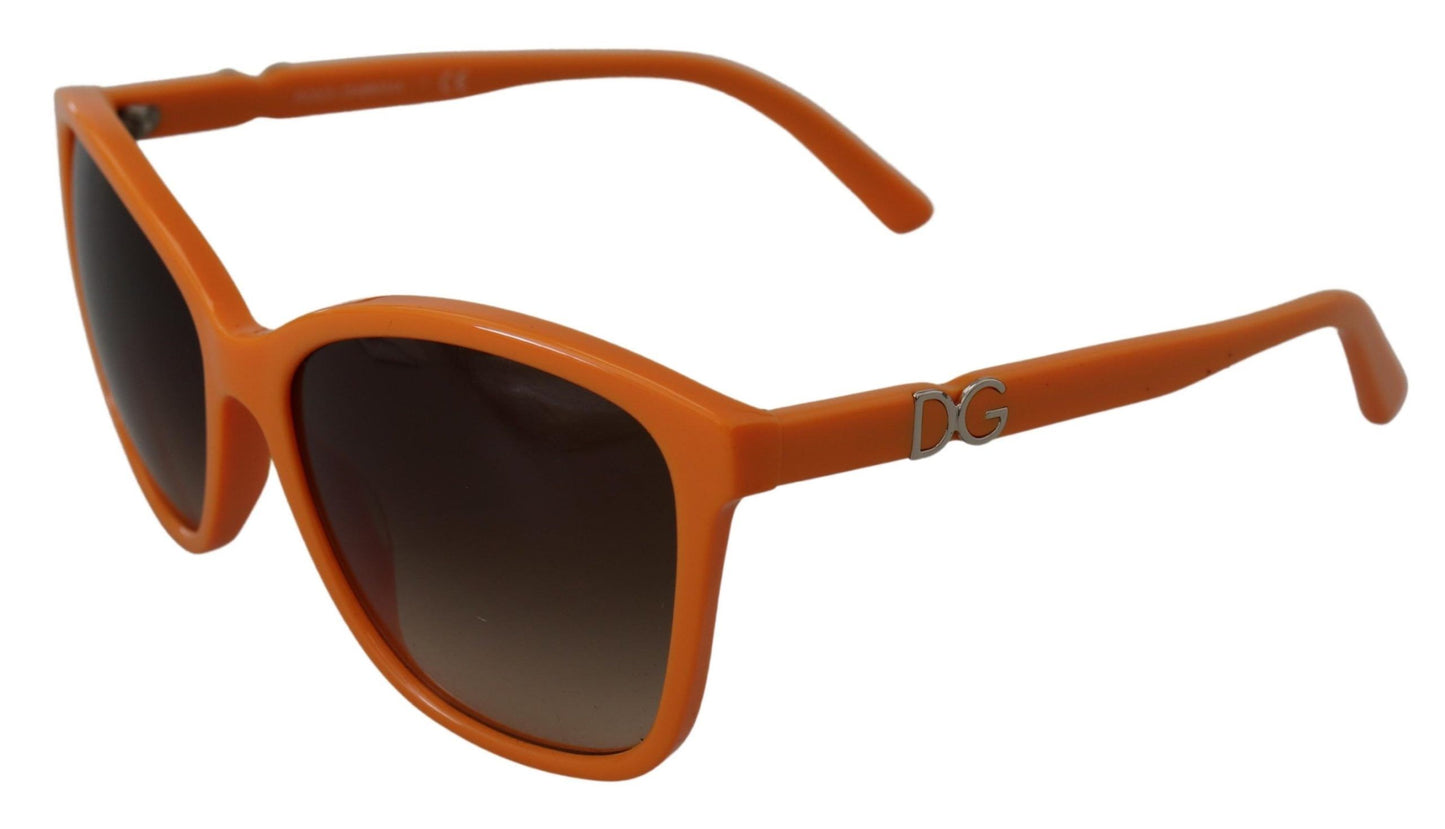  - Chic Orange Round Sunglasses for Women