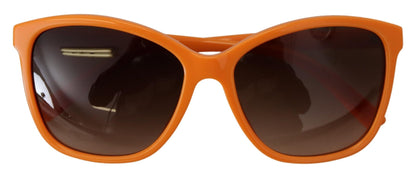  - Chic Orange Round Sunglasses for Women