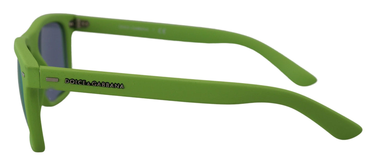  - Acid Green Chic Full Rim Sunglasses