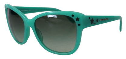  - Enigmatic Star-Patterned Square Sunglasses