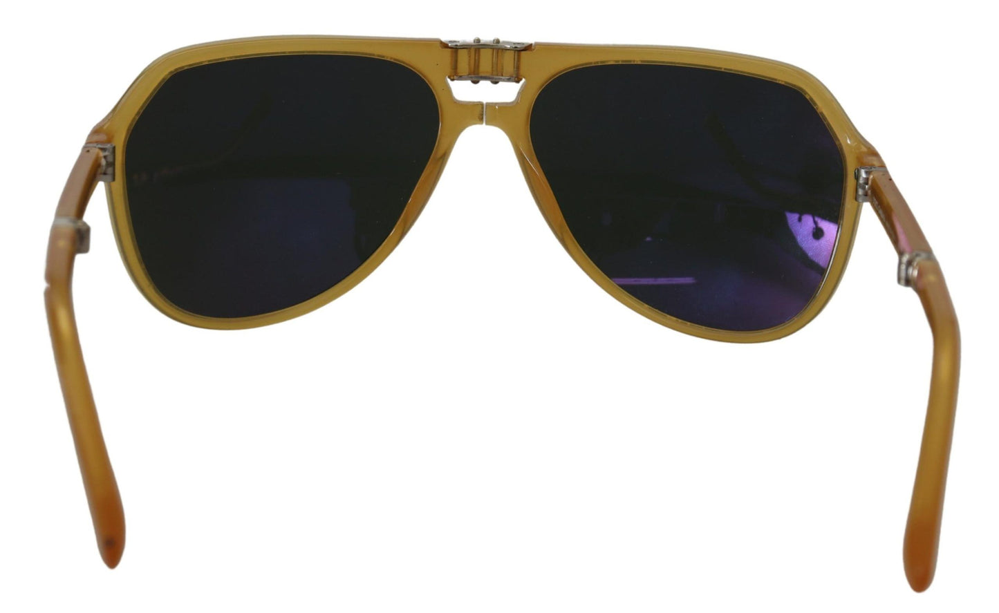  - Chic Yellow Aviator Acetate Sunglasses