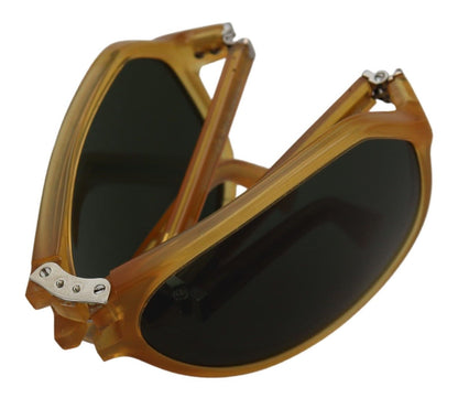  - Chic Yellow Aviator Acetate Sunglasses