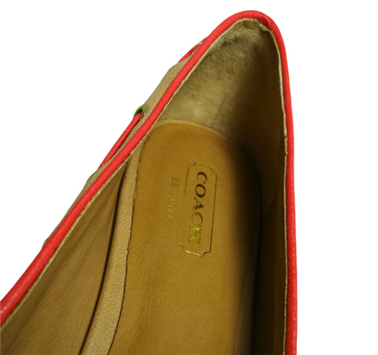  - Manika Soft Tan Leather Flat Shoes