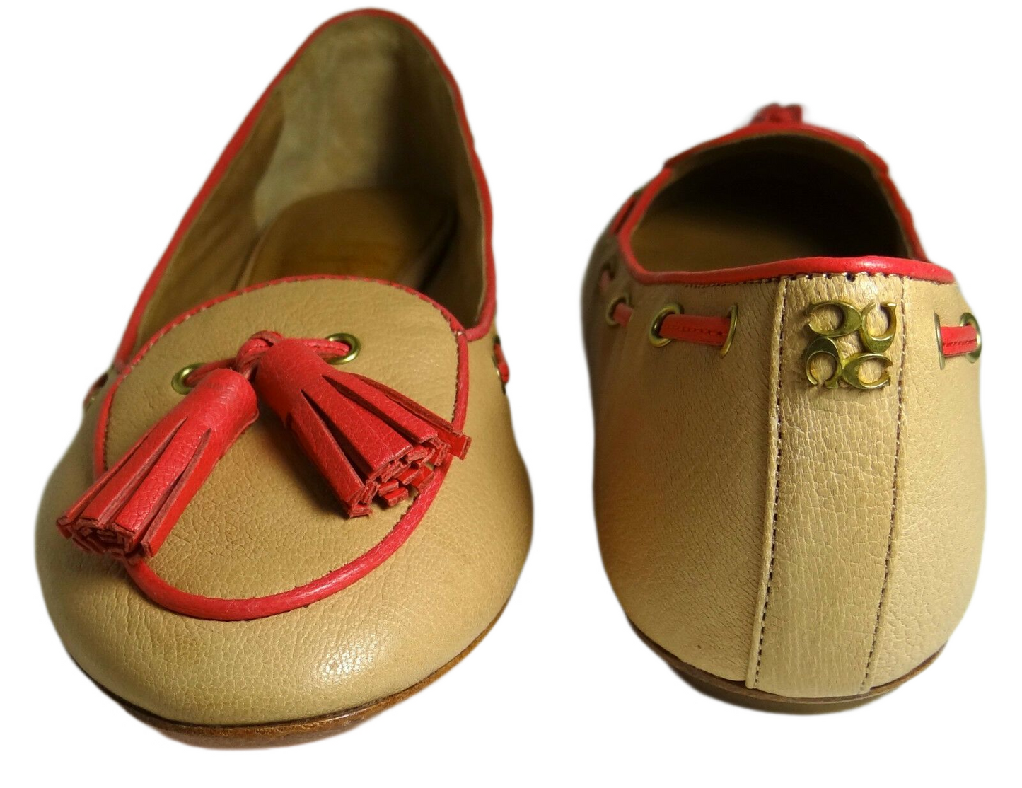  - Manika Soft Tan Leather Flat Shoes