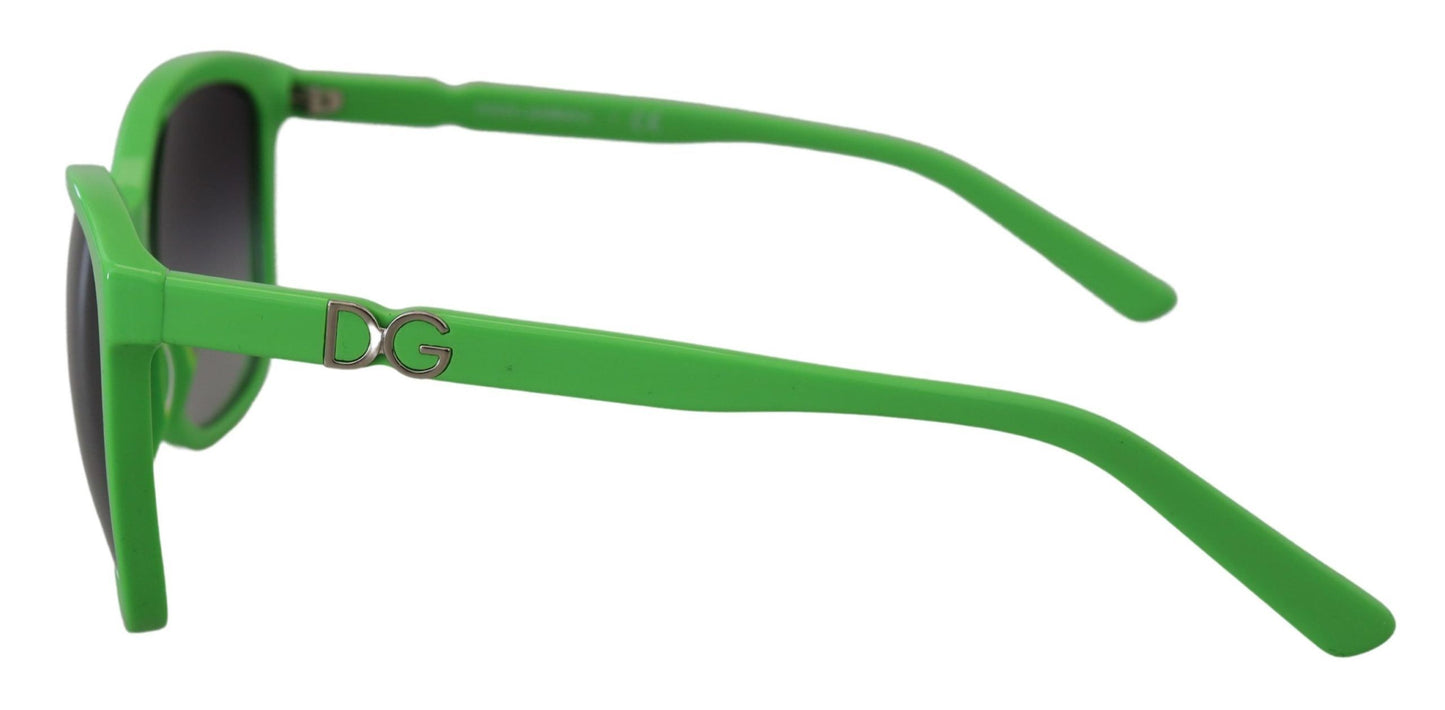  - Chic Green Acetate Round Sunglasses