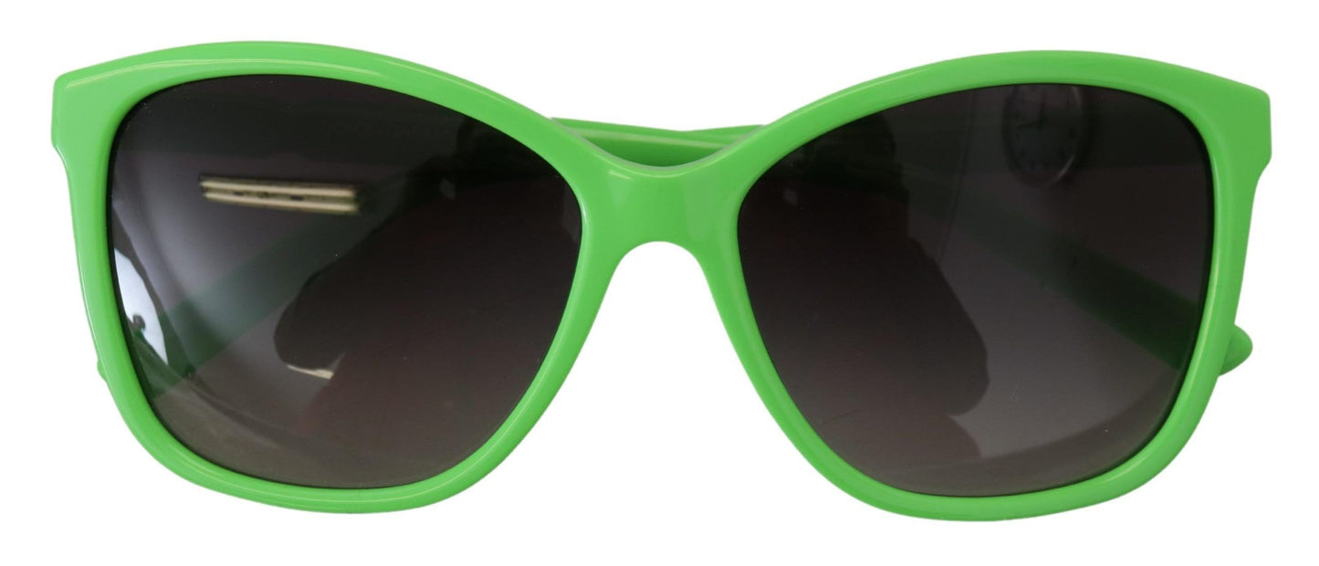  - Chic Green Acetate Round Sunglasses