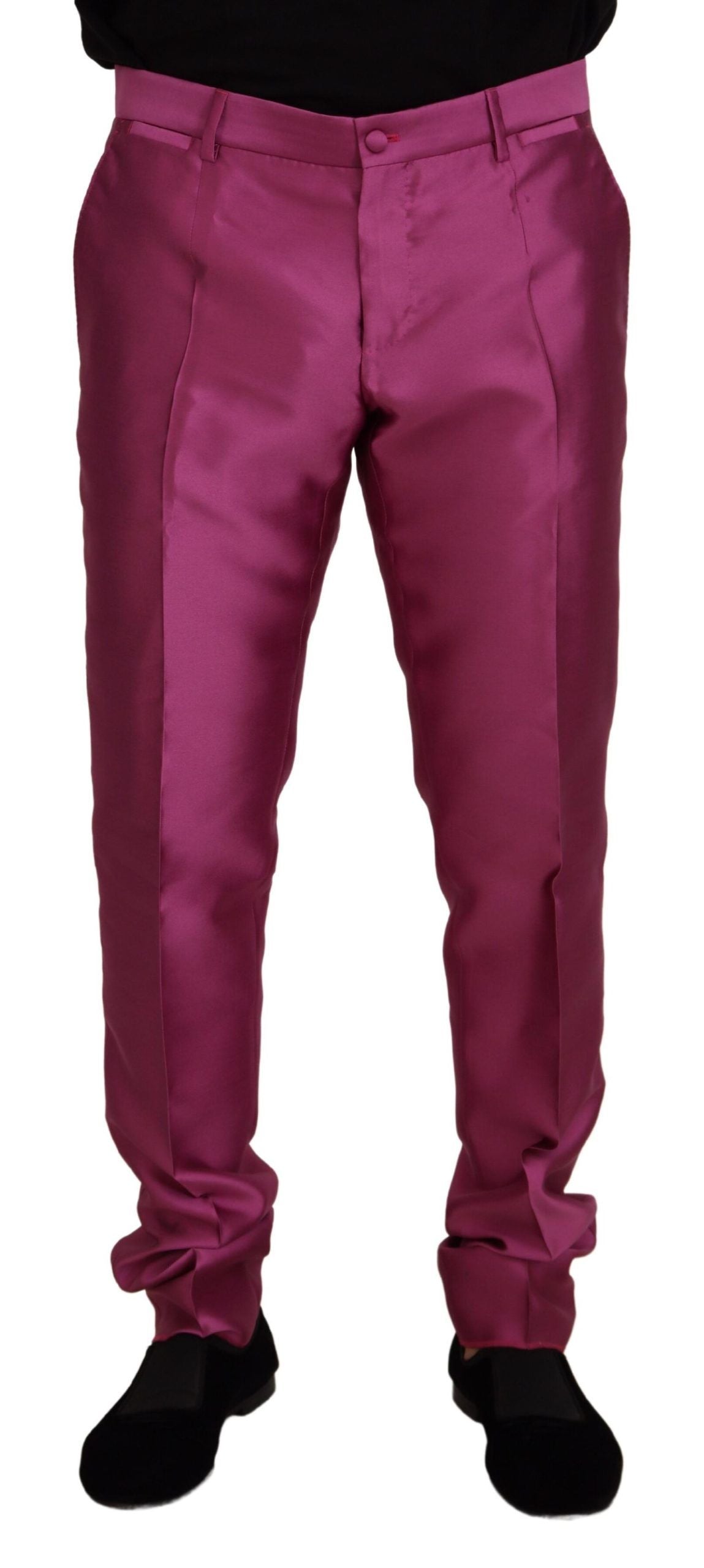  - Elegant Slim Fit Formal Dress Pants in Pink