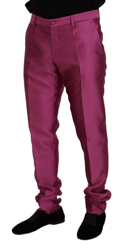  - Elegant Slim Fit Formal Dress Pants in Pink