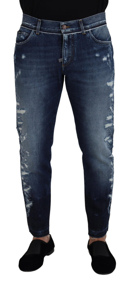  - Elegant Blue Wash Regular Fit Jeans