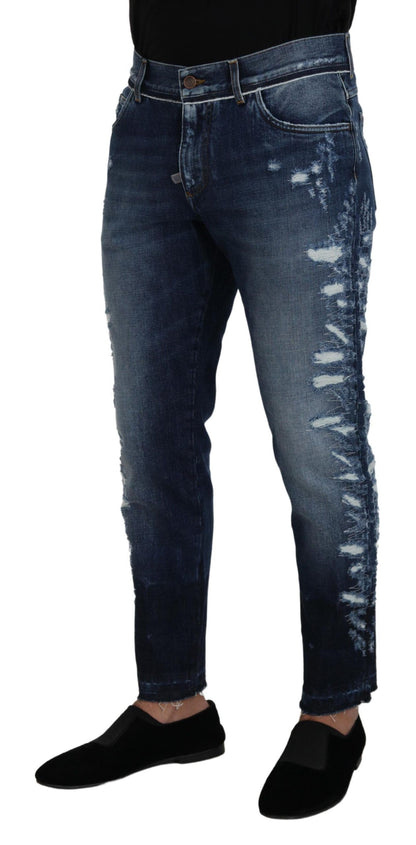  - Elegant Blue Wash Regular Fit Jeans