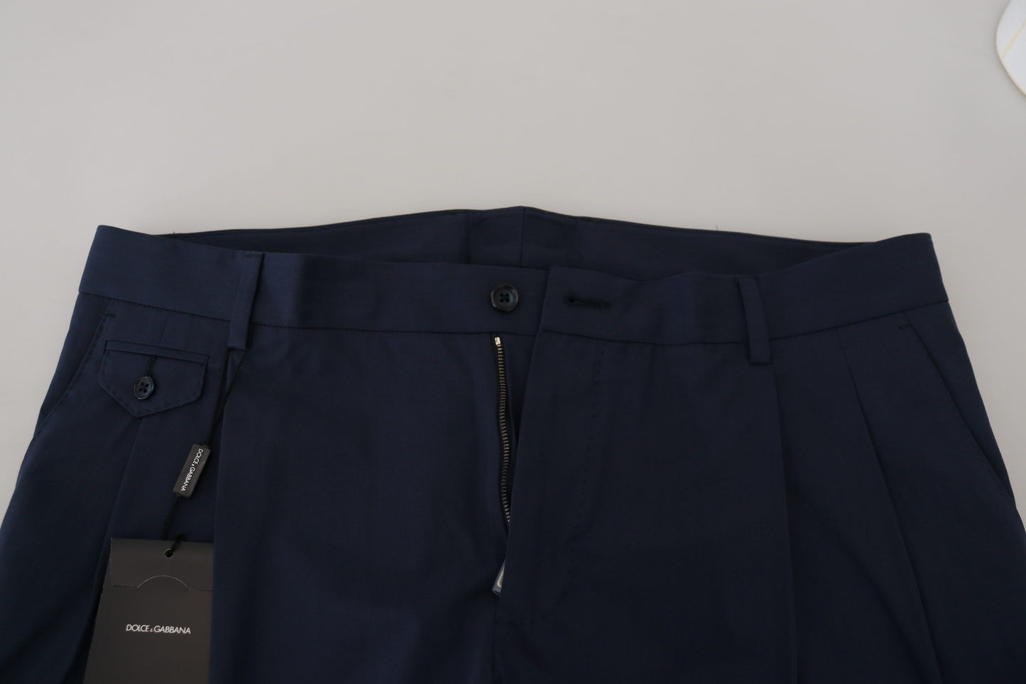 Chic Slim Fit Chinos in Blue - The Luxe Alliance