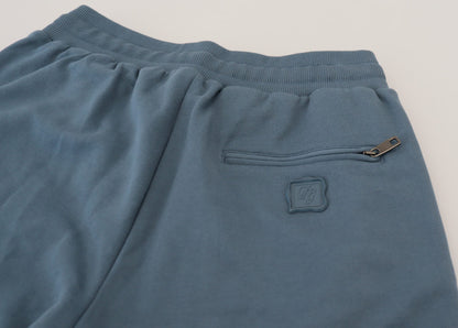  - Elegant Blue Bermuda Shorts - Regular Fit