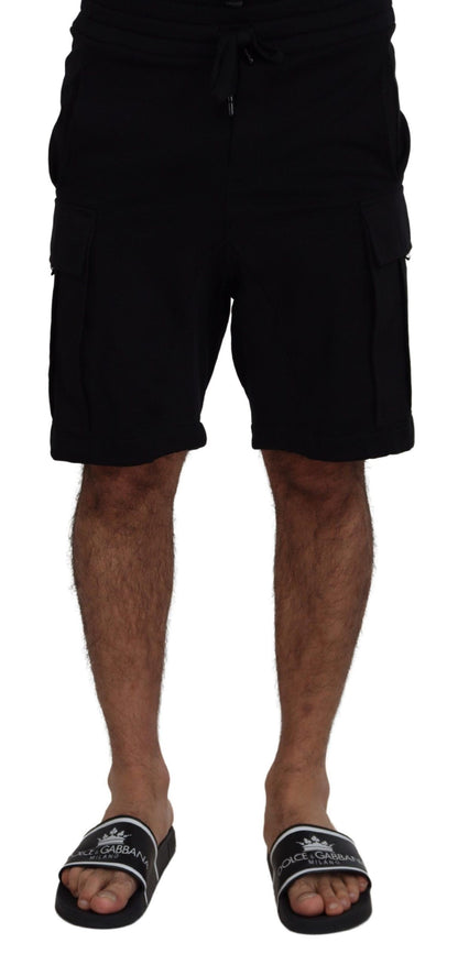  - Elevate Your Summer: Classic Black Bermuda Shorts